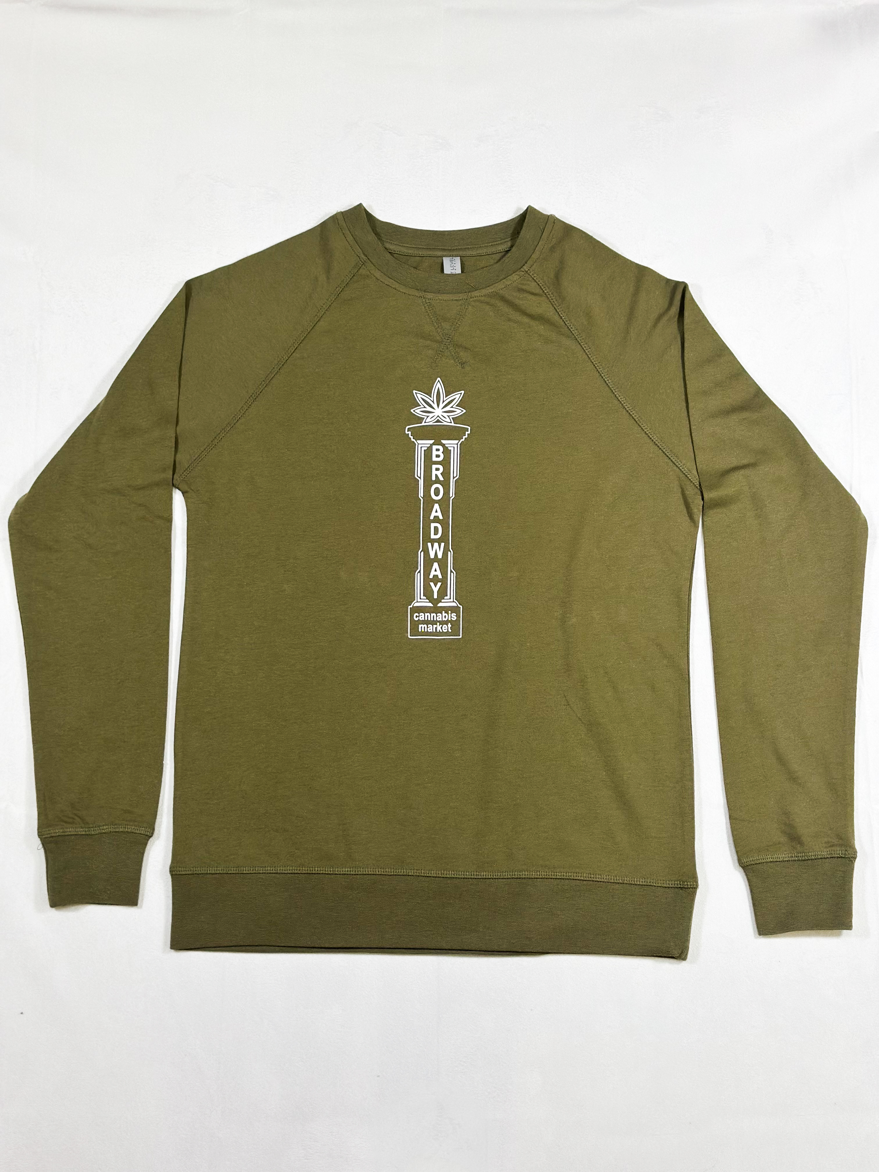 Photograph of product: Sign Logo Crewneck - Green - Medium