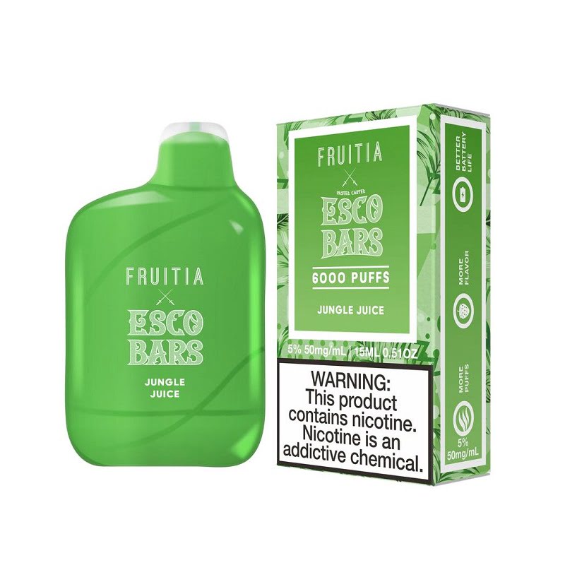 Photograph of product: EscoBar - Nicotine Disposable - 6000 Puff - Jungle Juice