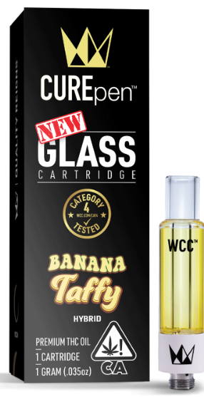 Photograph of product: [West Coast Cure] CUREpen - 1g - Banana Taffy (H)