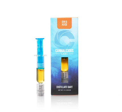 Photograph of product: Cannalicious - Gin & Juice - 1g Distillate Dart