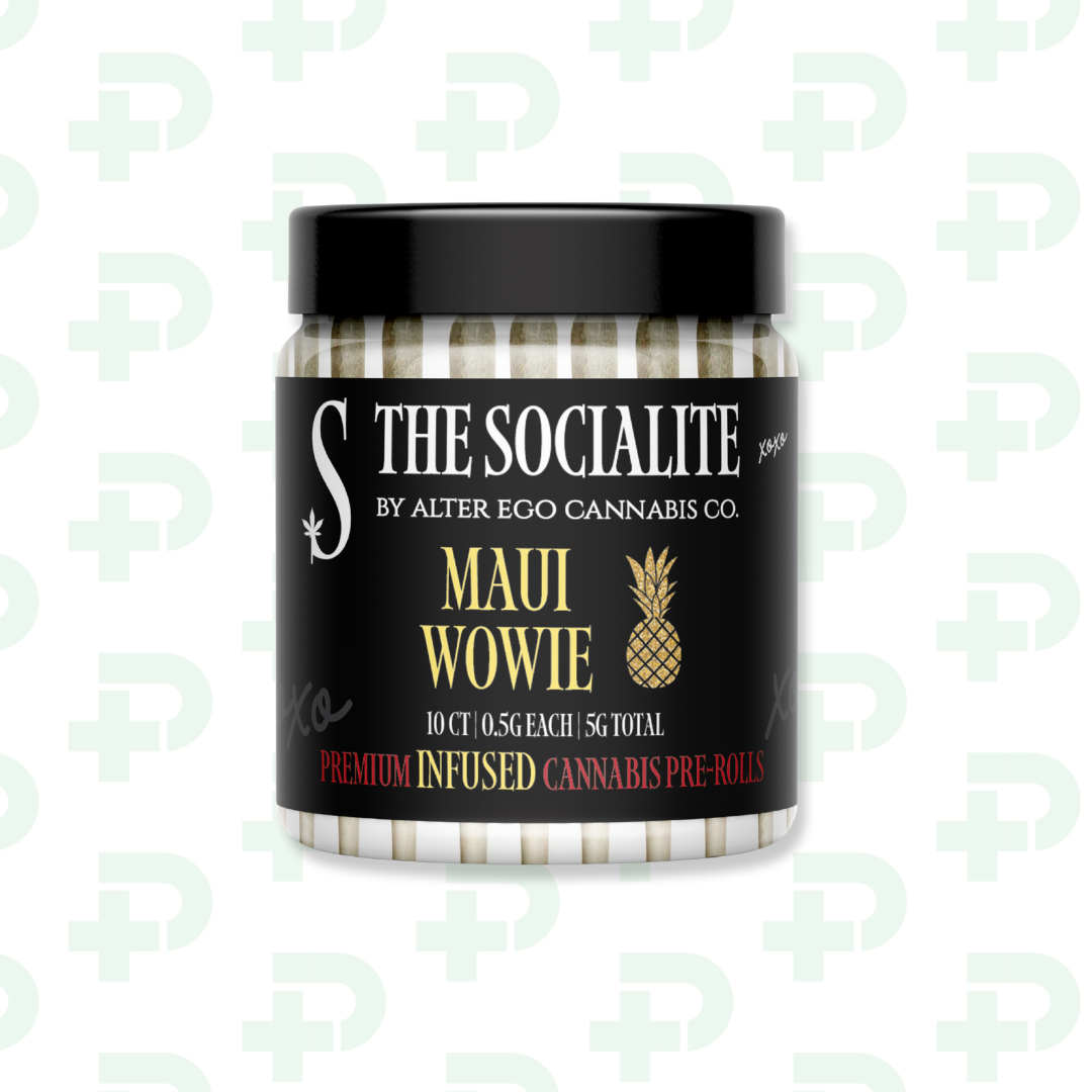 Photograph of product: The Socialite by Alter Ego - 10 Pack Infused Preroll - Maui Wowie