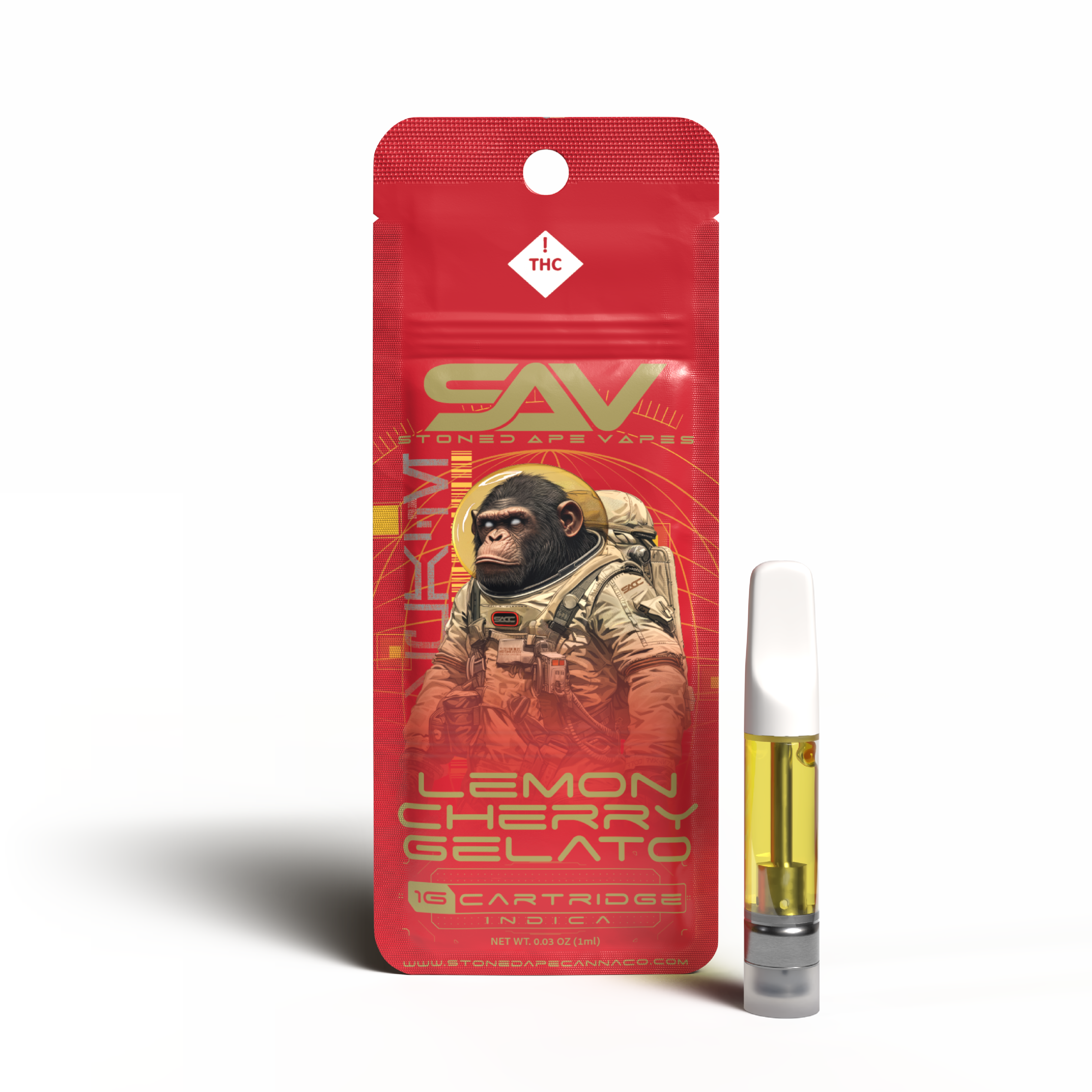 Photograph of product: S.A.V. Lemon Cherry Gelato 510 Cart