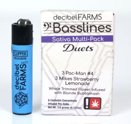 Photograph of product: Infused Pre-Roll Multi-Pack | Cafe Durban #18/White Sands #10 | Half Gram 6-Pack