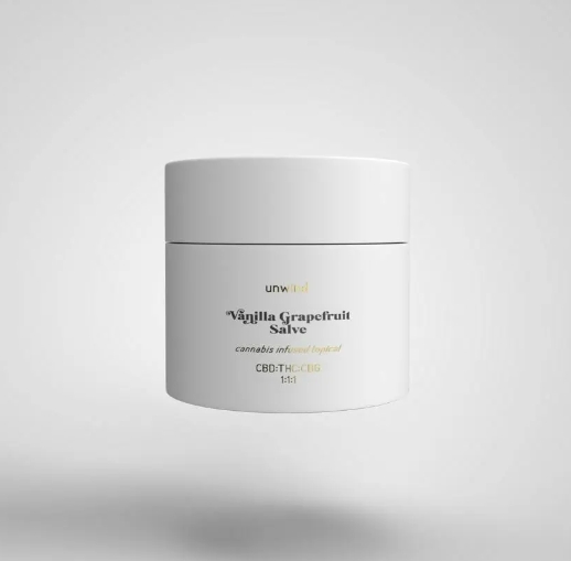 Photograph of product: Vanilla and Grapefruit Salve 2oz | 100mg | Topical
