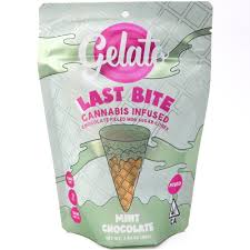 Photograph of product: Gelato Last Bites - Mint Chocolate - 200mg