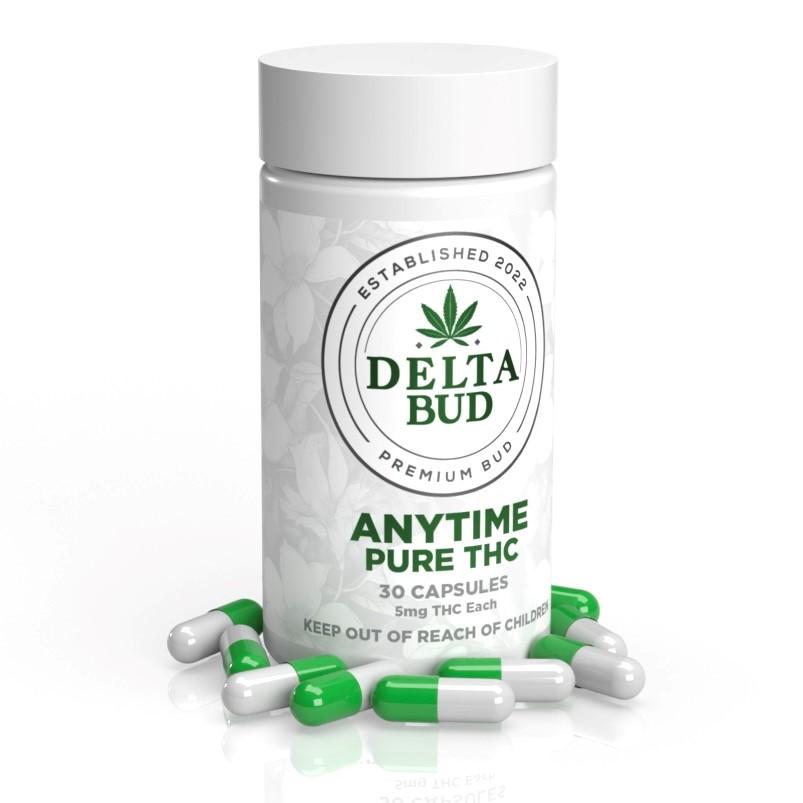 Photograph of product: Anytime Capsules 150mg