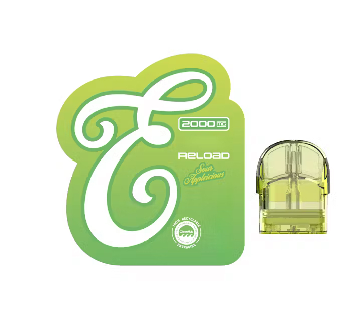 Photograph of product: Eureka | Reload | Sour Appleicious | 3:1:1 TH-oui:CBG:TH-ouiV