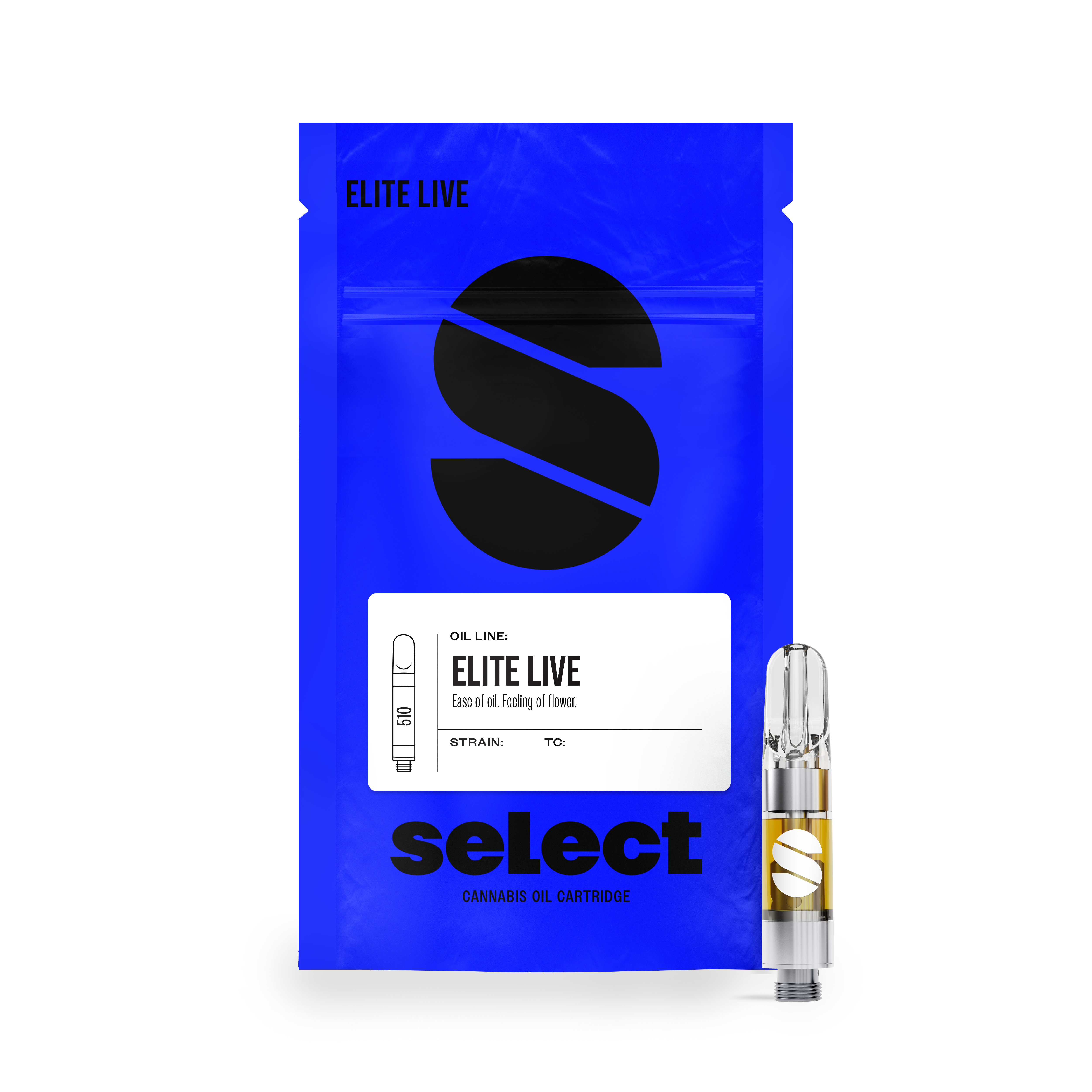 Photograph of product: Select Elite Live - Oui'd Princess .5g Vape Cart