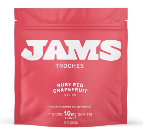 Photograph of product: Ruby Red Grapefruit Troches | 10mg/10pk (100mg)