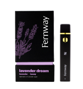 Photograph of product: Fernway | Vape | Disposable | Lavender Dream | 0.3g -Oui'd