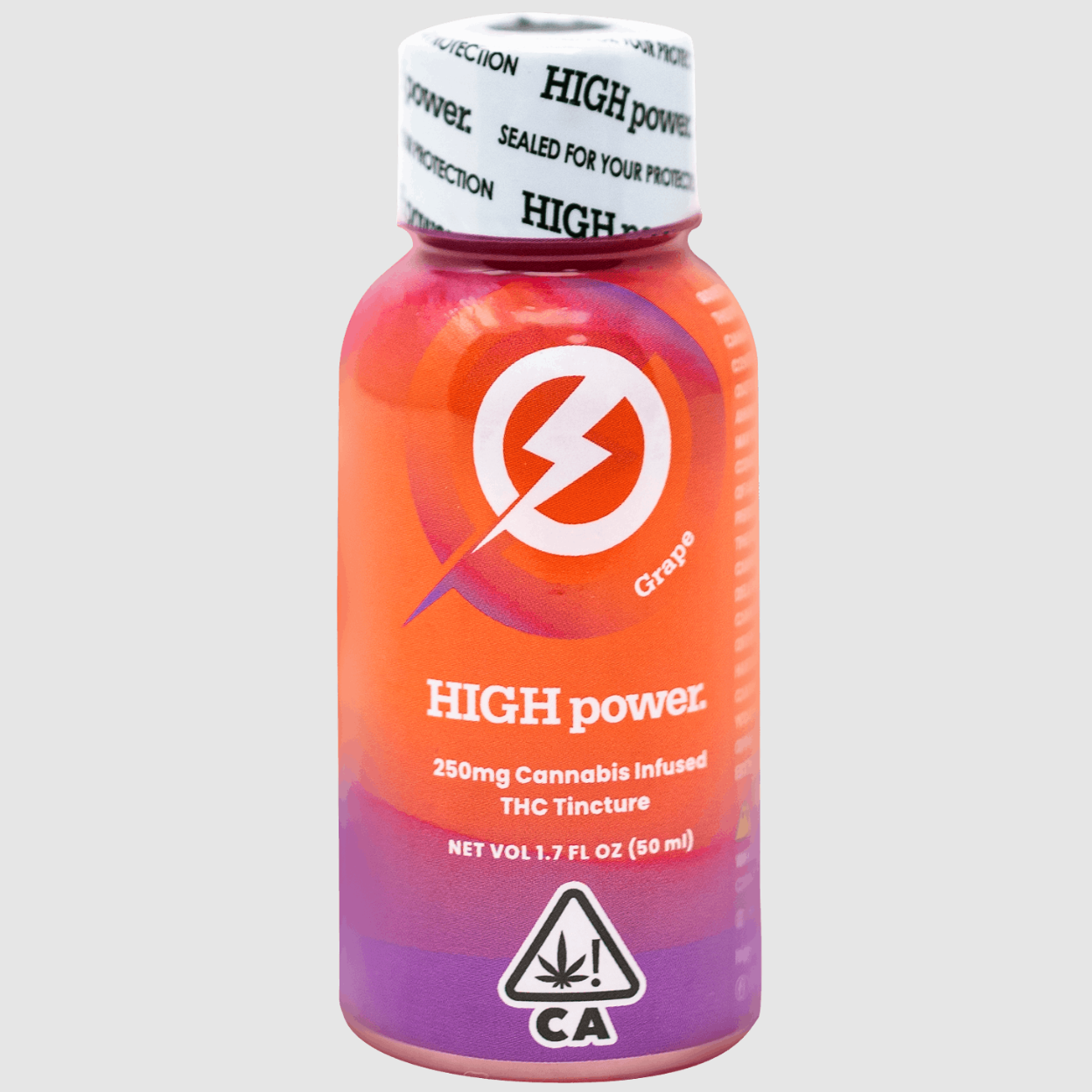 Photograph of product: HIGH power - Grape - 1.7oz - Single - 250mg