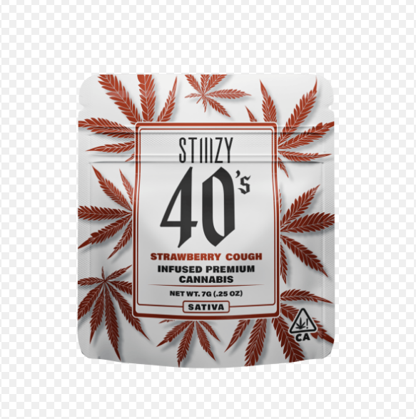 Photograph of product: INFUSED FLOWER - - Oui'd - STRAWBERRY COUGH - 7g