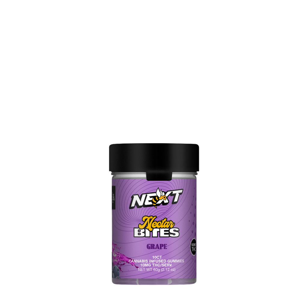 Photograph of product: Next Extract - Gummies - Grape - 10pk - 100mg