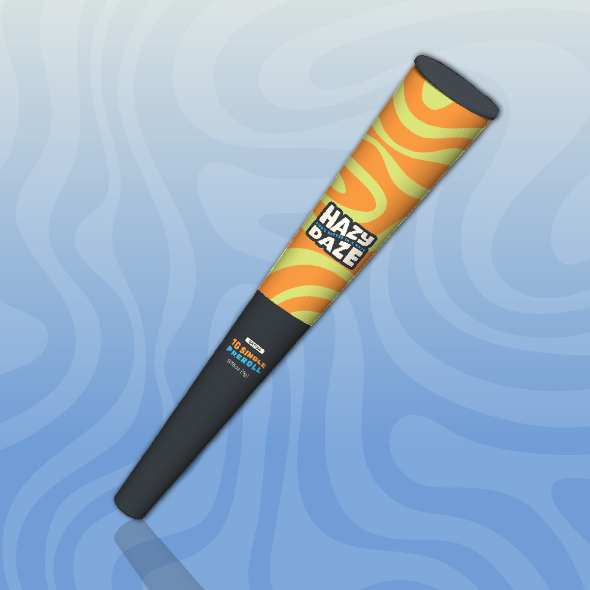 Photograph of product: Electric Peanut Butter Cookie #2 Infused Preroll by Hazy Daze