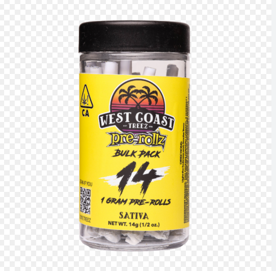 Photograph of product: Hollywood Haze Pre Roll 14pk - 14g