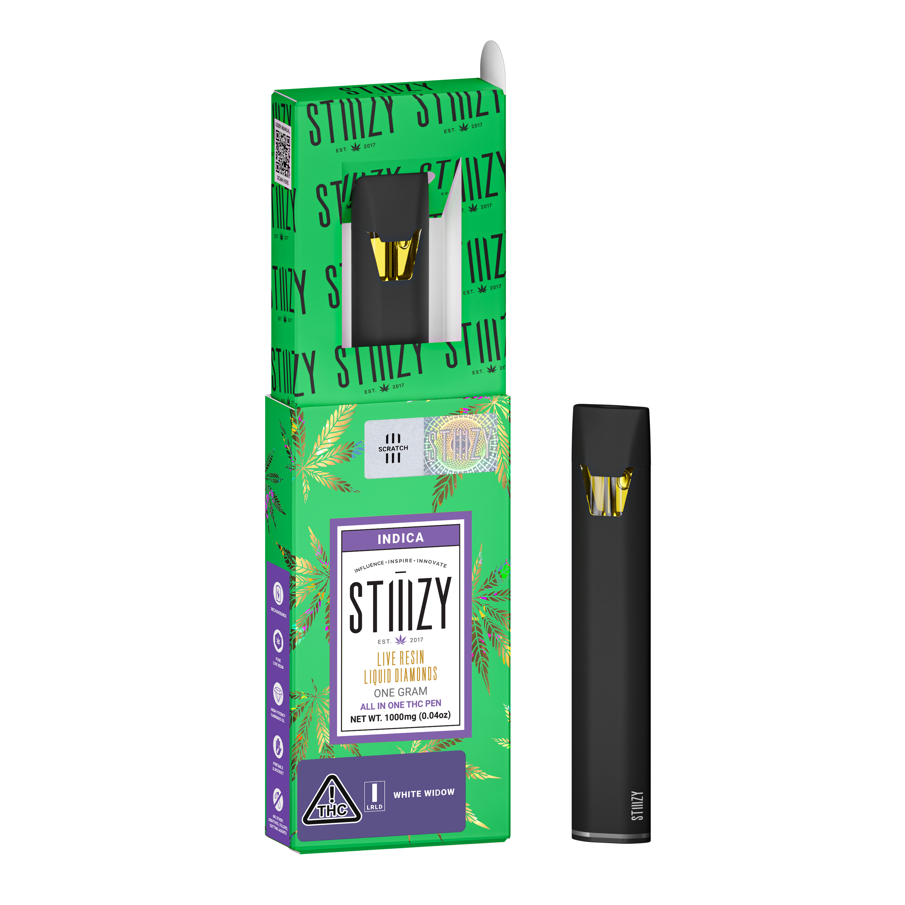 Photograph of product: Live Resin White Widow All-In-One 0.85g