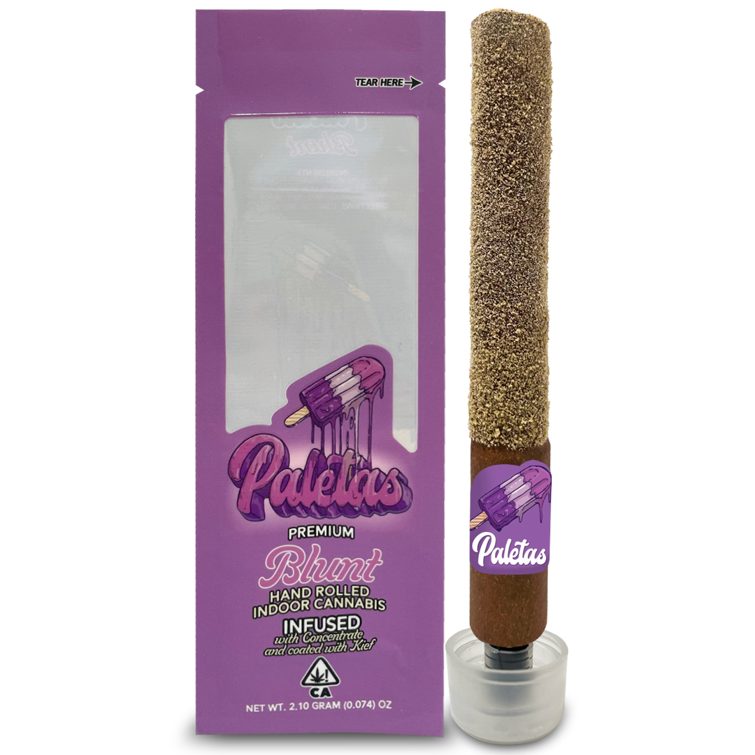 Photograph of product: Paletas Grape Jelly Bean Oui'd Infused Blunt 2.1g