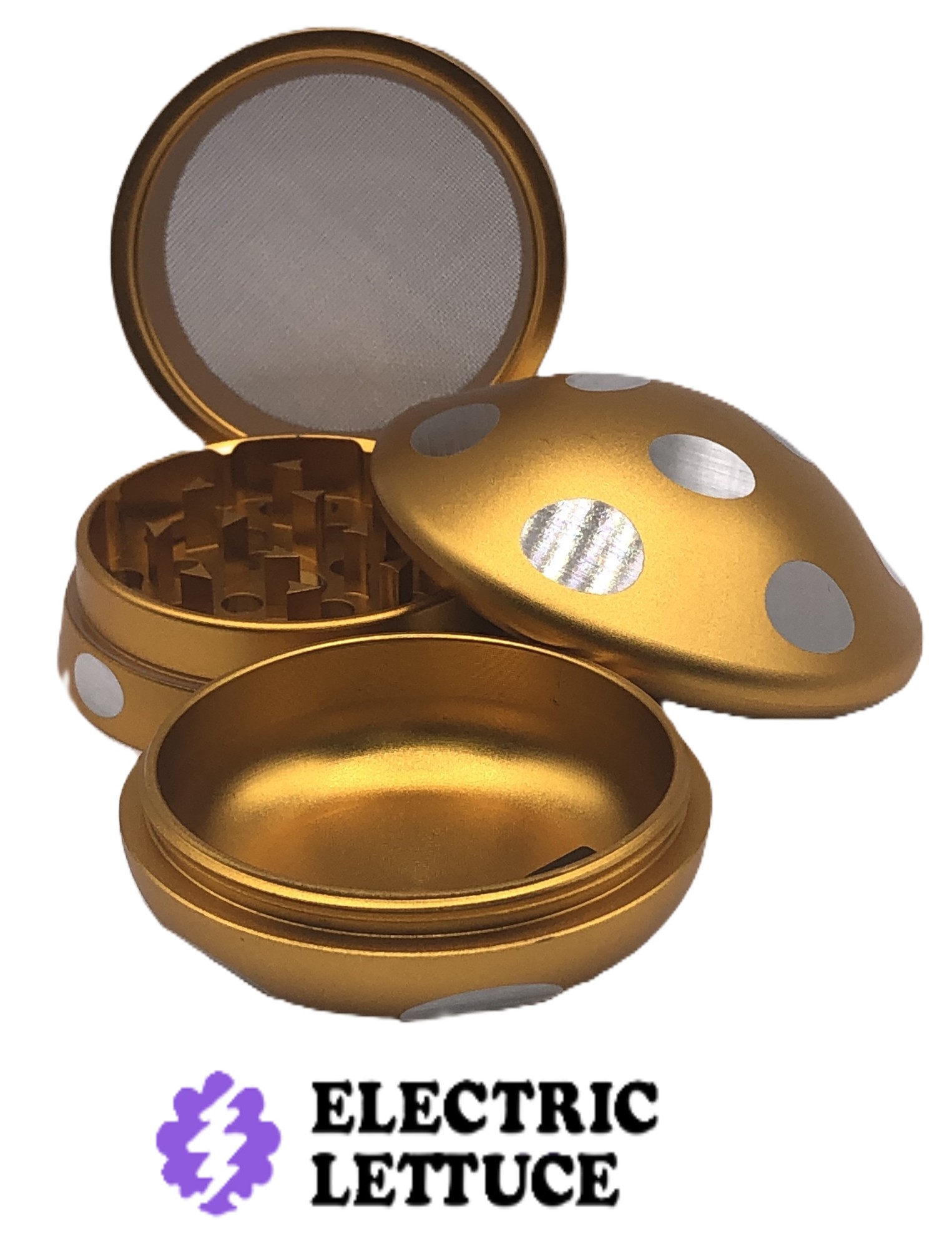 Photograph of product: 2.5" Mushroom Five Piece Grinder