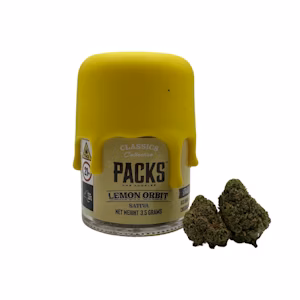 Photograph of product: Packs - Lemon Orbit - 3.5G Flower
