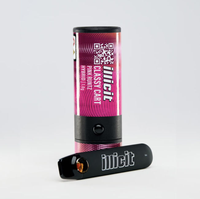 Photograph of product: illicit | Pink Runtz Disposable Vape | 0.5g