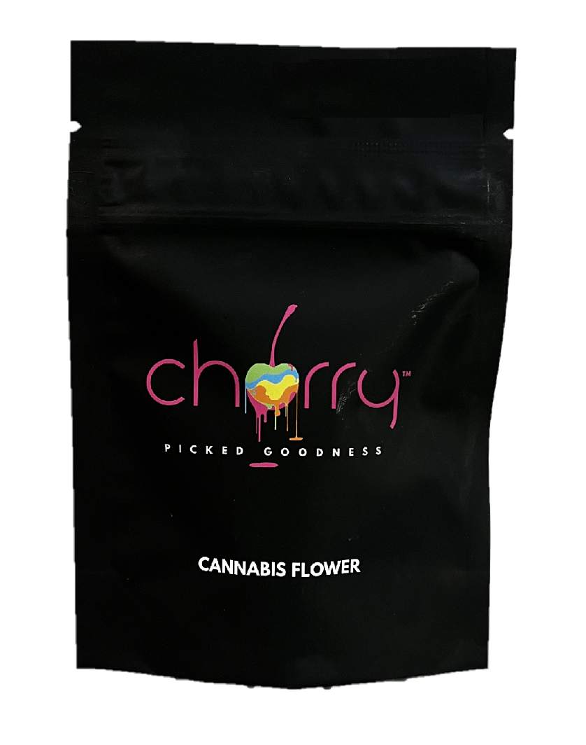 Photograph of product: Cherry Super Thug Flower Mylar 14g