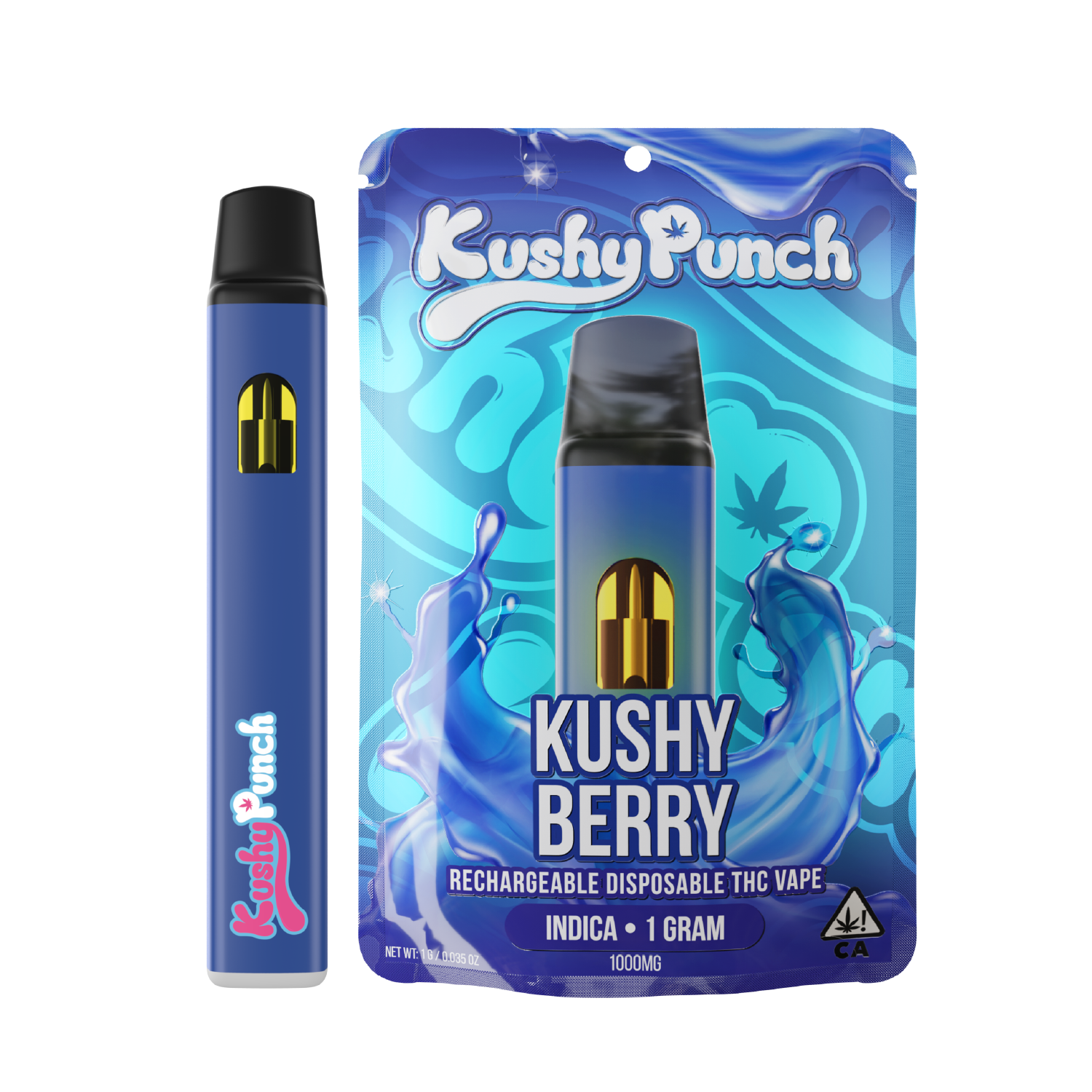 Photograph of product: AIO VAPE 1G Oui'd KUSHY BERRY