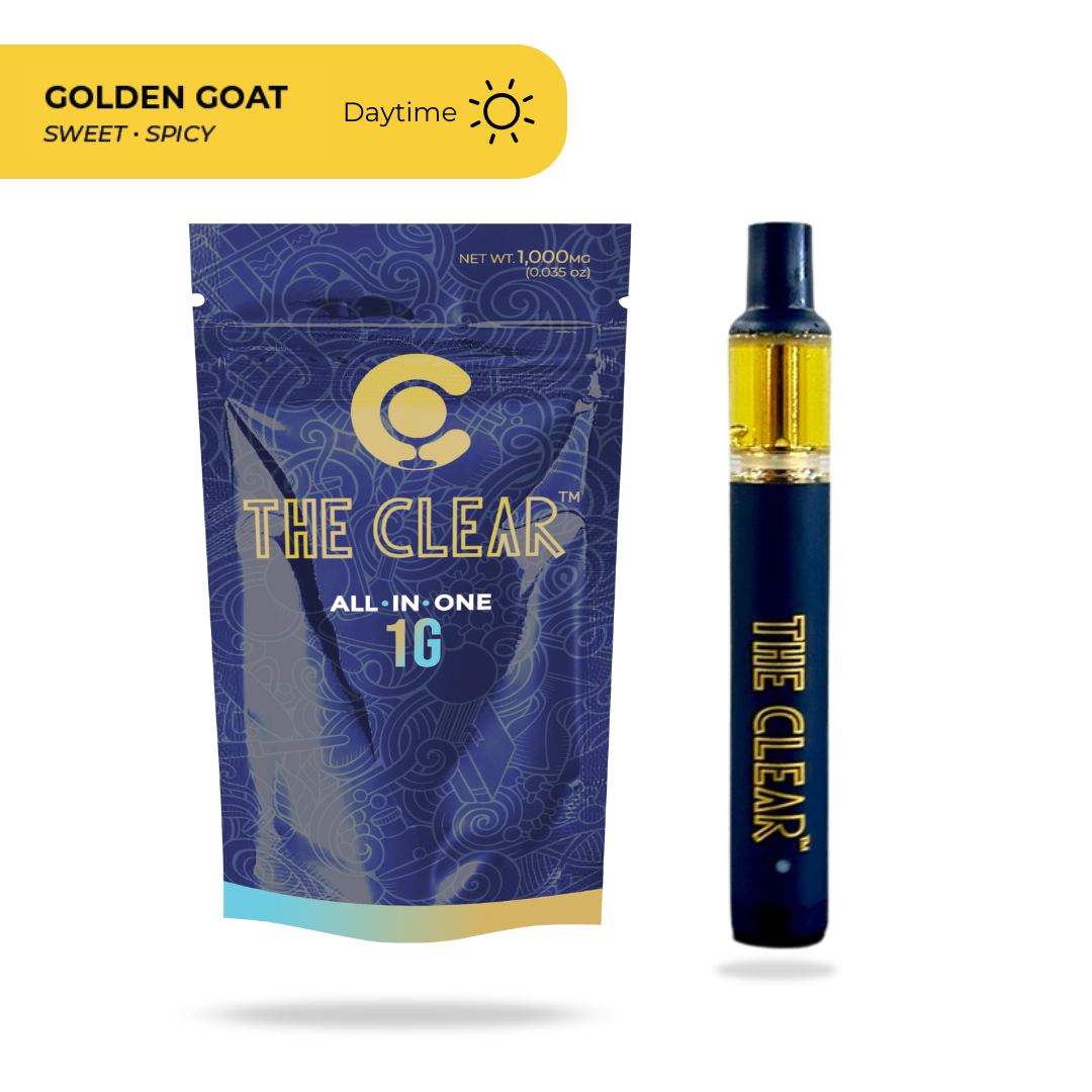 Photograph of product: Golden Goat Distillate Disposable