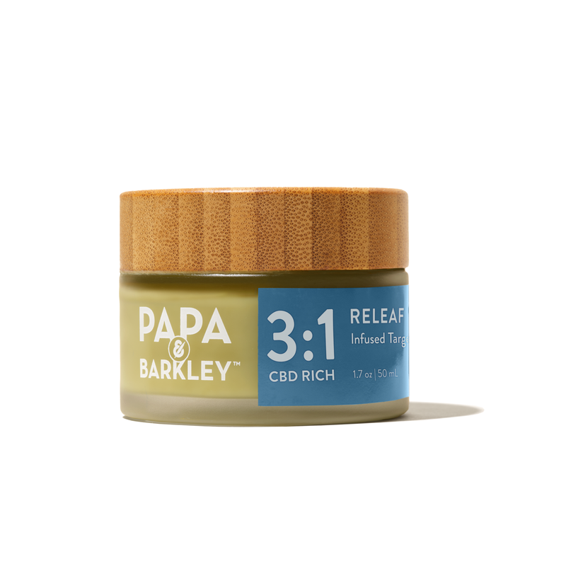 Photograph of product: Papa & Barkley | 3 CBD : 1 TH-oui | Releaf Balm | Topical | 1.7oz
