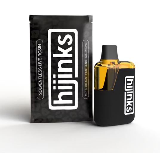 Photograph of product: Honey Banana Live Rosin Disposable Vape | 1g |  86.74% TAC