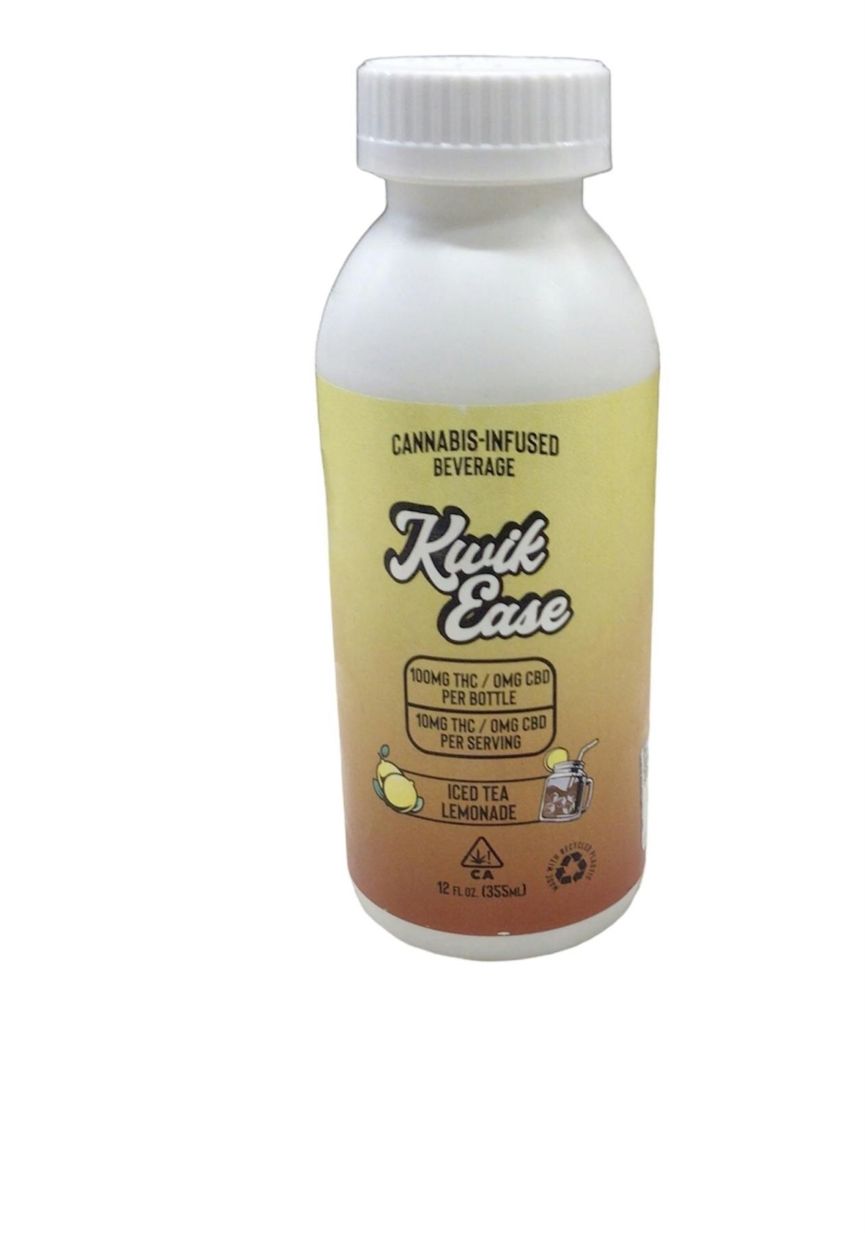 Photograph of product: Kwik Ease- Iced Tea Lemonade 100mg Beverage