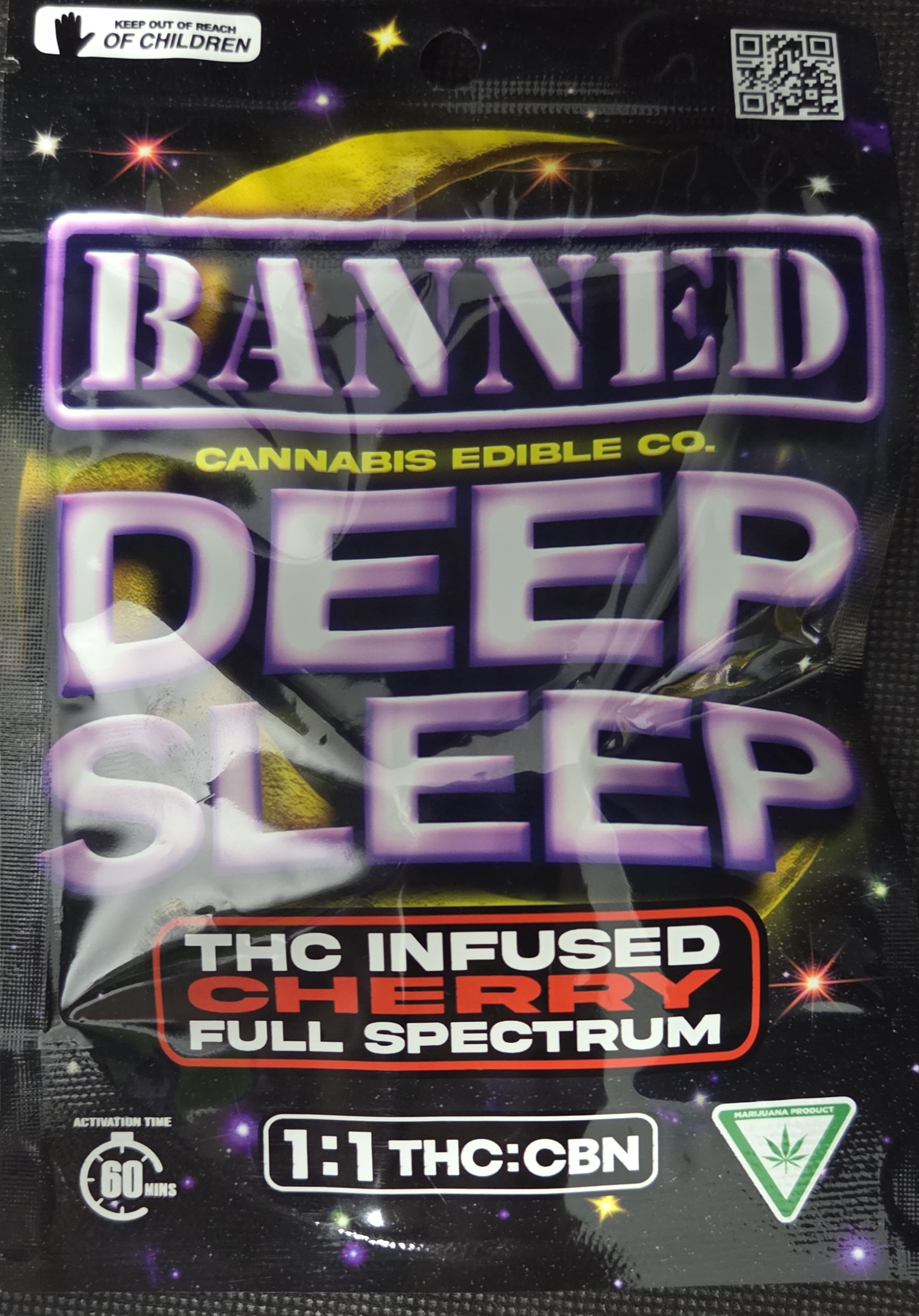 Photograph of product: Banned Deep Sleep - Cherry - 200mg