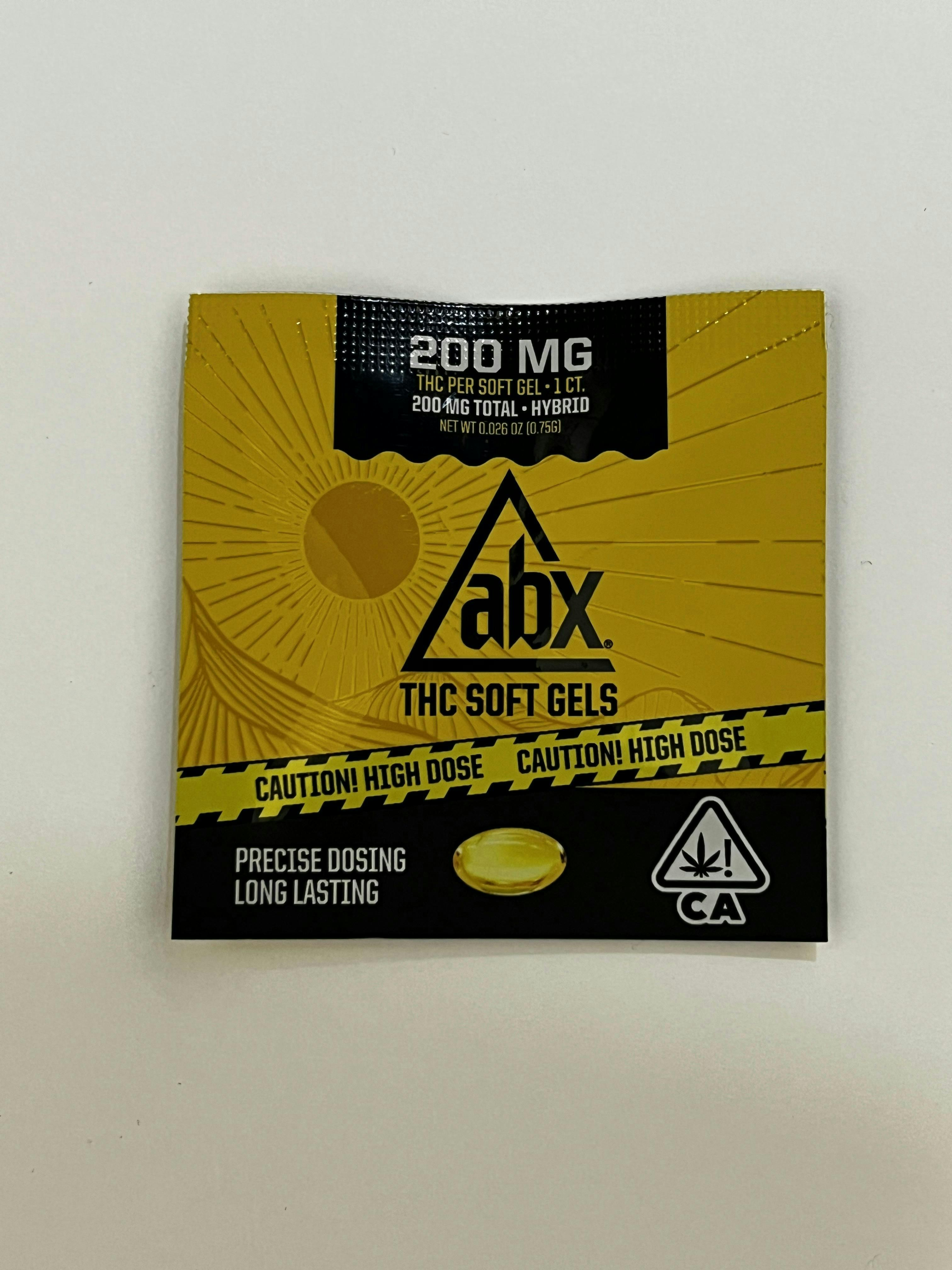 Photograph of product: ABX - ABX Soft Gels 200mg TH-oui