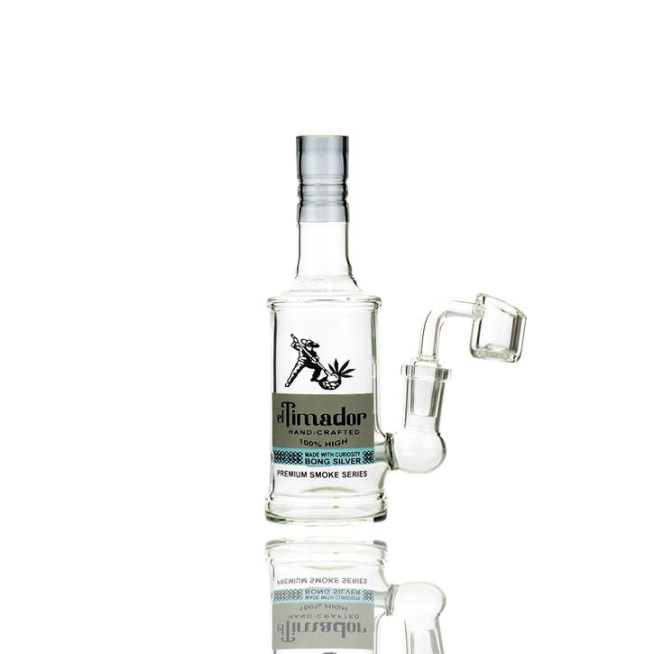 Photograph of product: 6" El Timador Shot Bottle with 14mm Male Banger