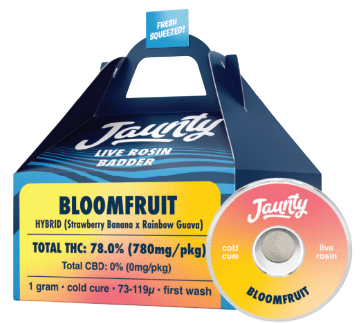 Photograph of product: Cold Cure Live Rosin BloomFruit - Cold Cure Concentrate (1.0g)