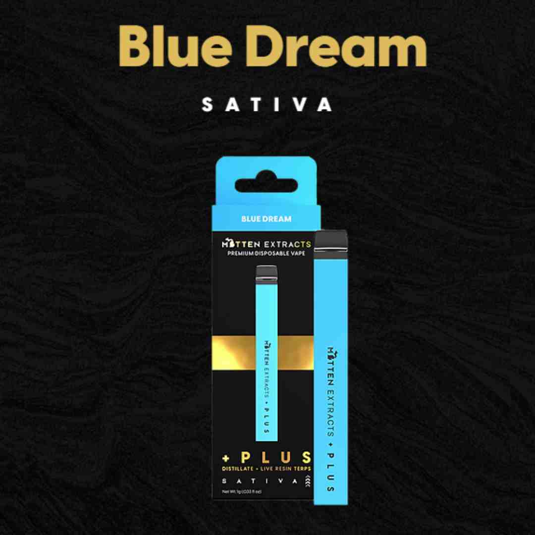 Photograph of product: Mitten Extracts - Blue Dream Disposable 1g