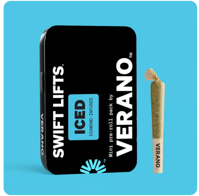 Photograph of product: Swift Lifts - Infused Pre Roll 5pk - Rotten Teeth Iced (2.5g)