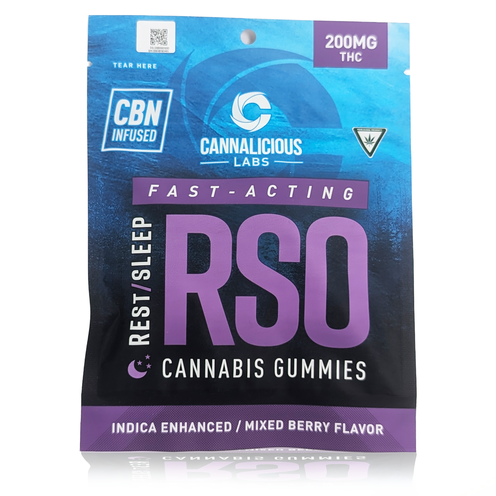 Photograph of product: MIXED BERRY - 200MG TH-oui RSO GUMMY + CBN
