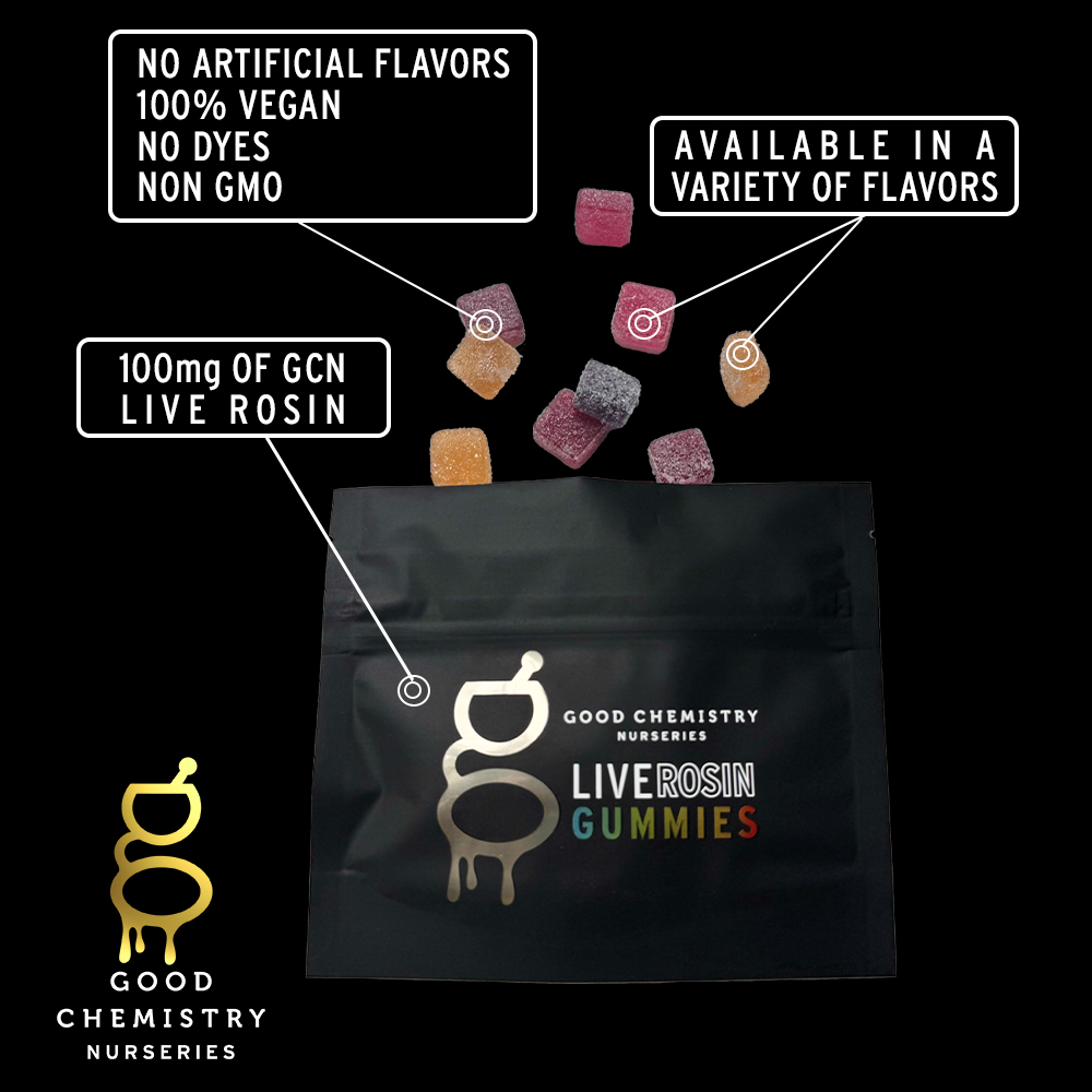 Photograph of product: Good Chem Live Rosin Gummies - Pink Lemonade