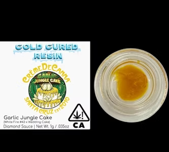 Photograph of product: Creme De Canna Garlic Jungle Cake Hybrid Diamond Sauce, 1g