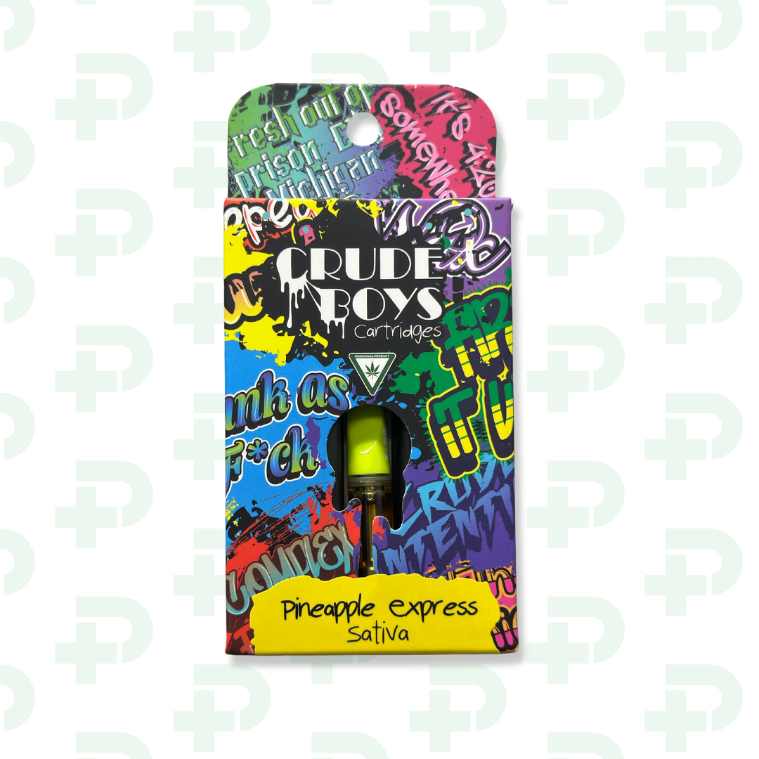 Photograph of product: Crude Boys Cart - Oui'd - Pineapple  Express