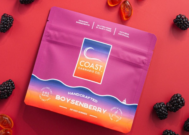 Photograph of product: Gummies | Boysenberry 5TH-oui:20CBD:5CBC | 20pk | Coast