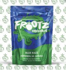 Photograph of product: FROOTZ | Blue Razz | 200mg Gummies