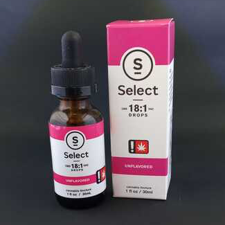 Photograph of product: Select Unflavored 18:1 Tincture