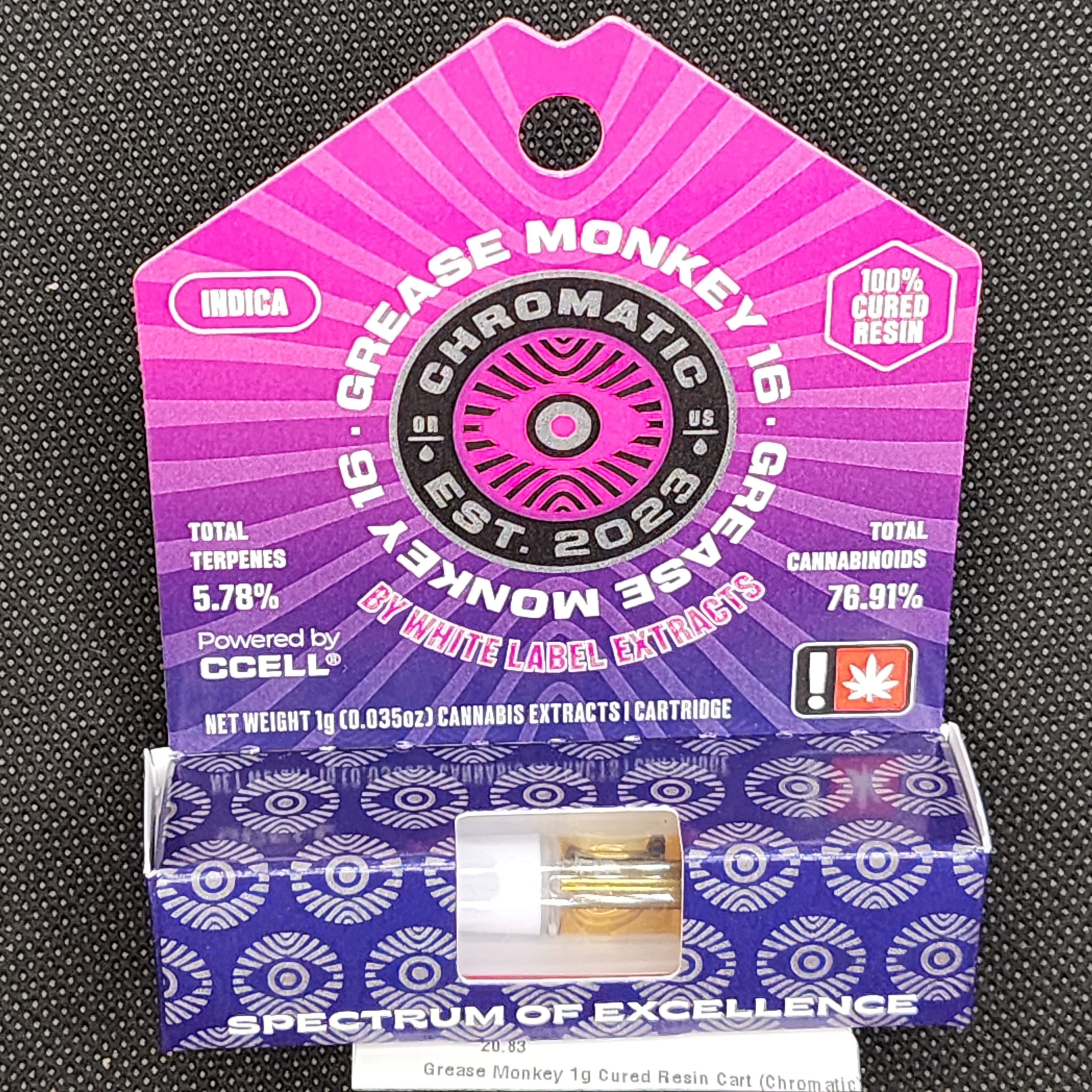Photograph of product: Grease Monkey Cured Resin Cart (Chromatic)