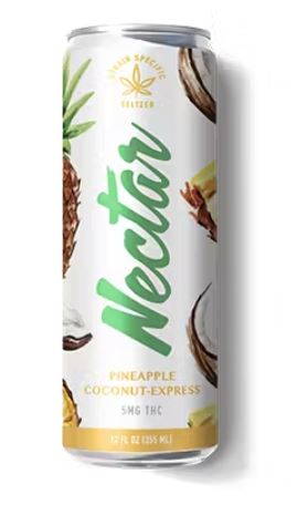 Photograph of product: Pineapple Coconut-Express | Seltzer | 5mg