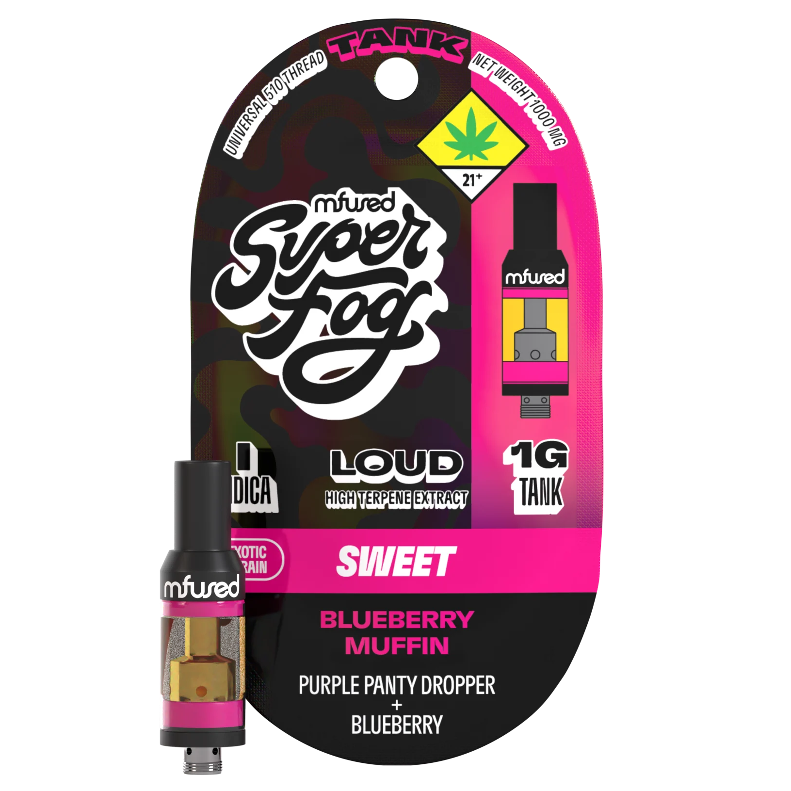 Photograph of product: Blueberry Muffin HTE Tanker-Cartridge