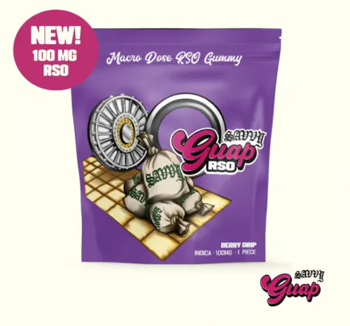 Photograph of product: Guap RSO Berry Drip Gummy 100mg
