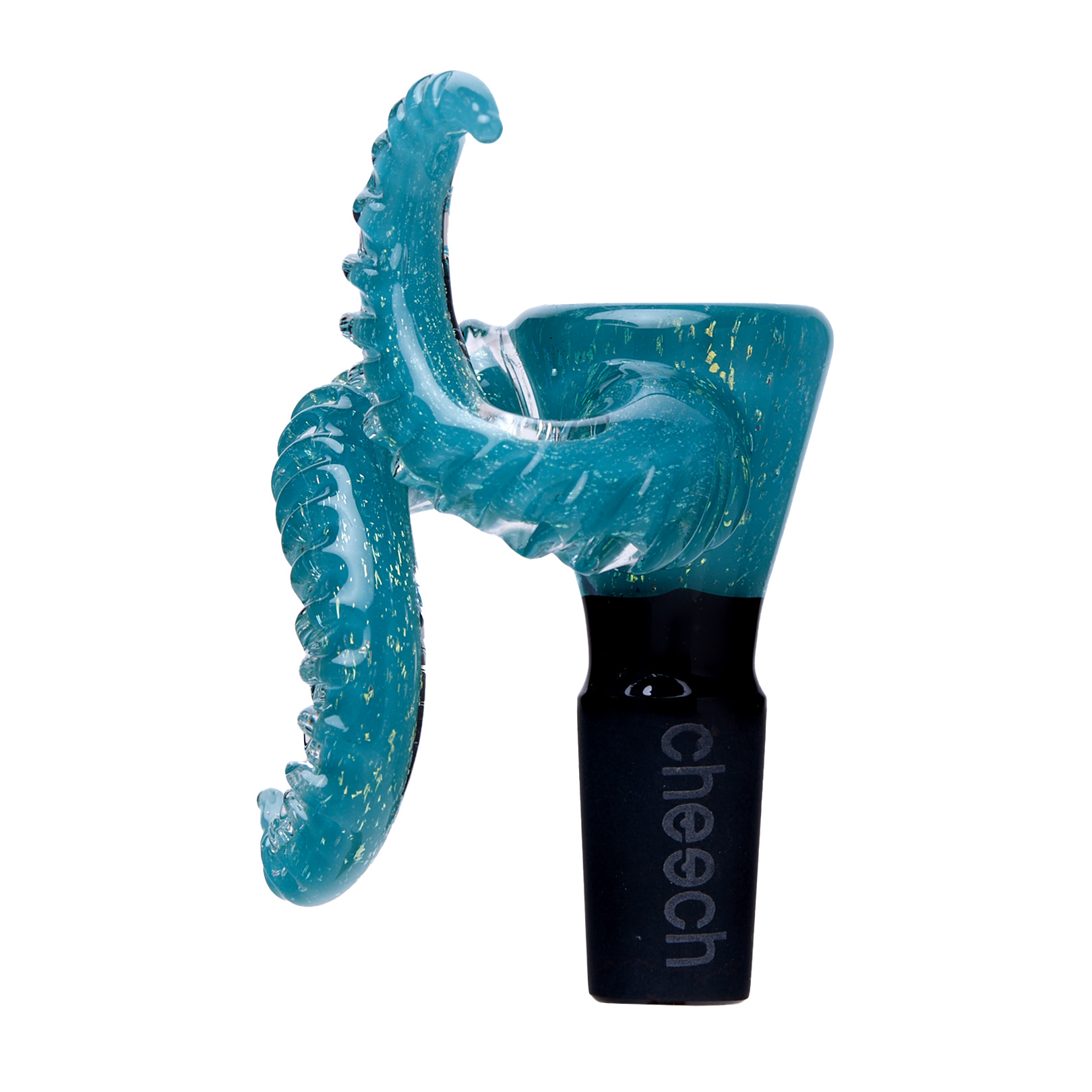 Photograph of product: Cheech | Horn Bowl | Teal | 14mm | 2.75"