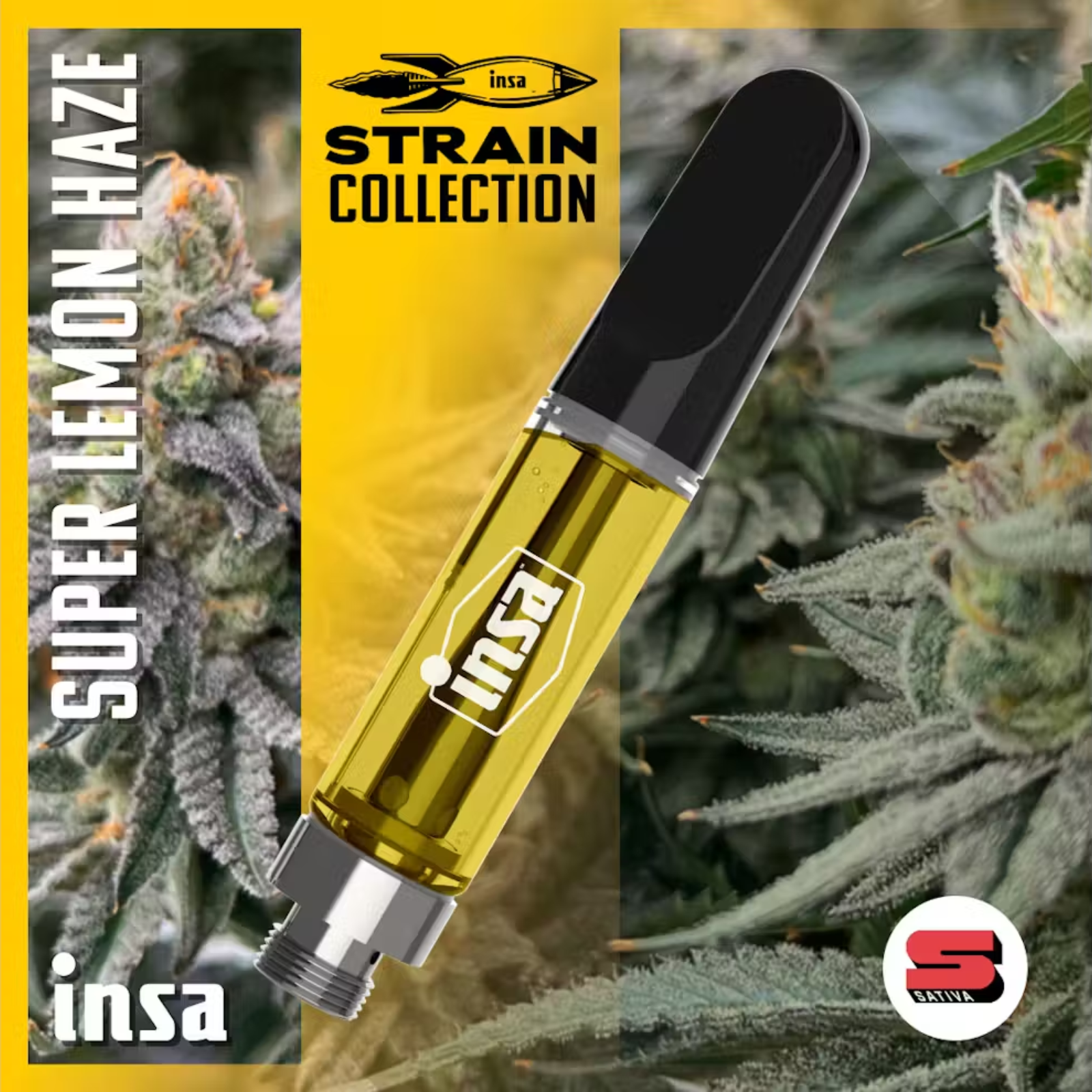 Photograph of product: 1000mg Vape | Super Lemon Haze | INSA