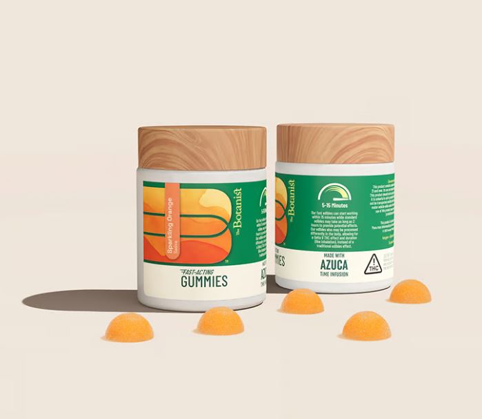 Photograph of product: Botanist Sparkling Orange (Fast acting-S) Gummies 10mg x 10ct